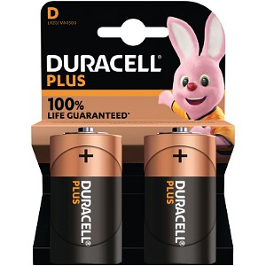 Duracell Plus D-storlek (2-pack)