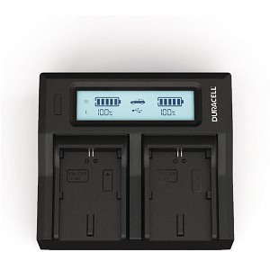 CCD-TRV55 Duracell LED Dual DSLR Battery Charger