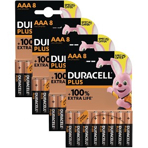 Duracell Plus 32x AAA Specialerbjudandepaket