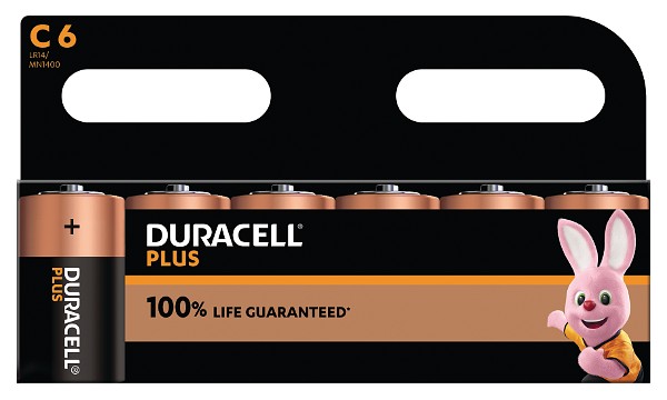 Duracell Plus Power C-storlek (2-pack)