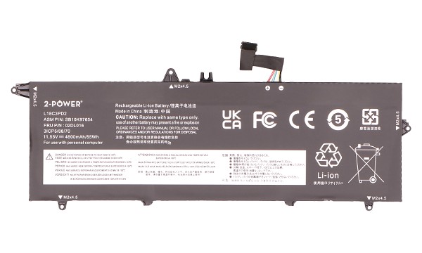 5B10W13910 Batteri (3 Cells)