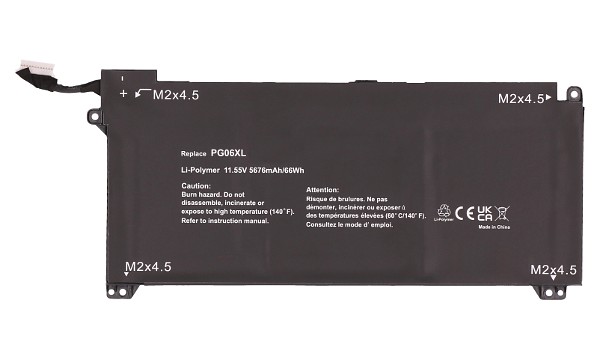 Omen 15-dh0137TX Batteri (3 Cells)