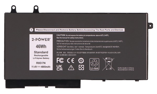 Inspiron 7591 Batteri (3 Cells)