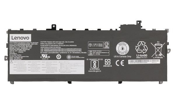 ThinkPad X1 Carbon 20HQ Batteri (3 Cells)