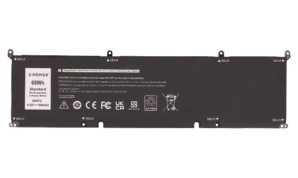 InInspiron 15 7000 (7510) Batteri (6 Cells)