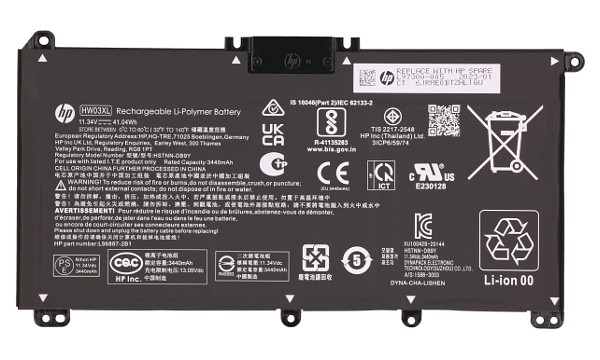 HSTNN-IB90 Batteri (3 Cells)