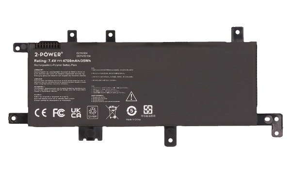 K542UF Batteri (2 Cells)