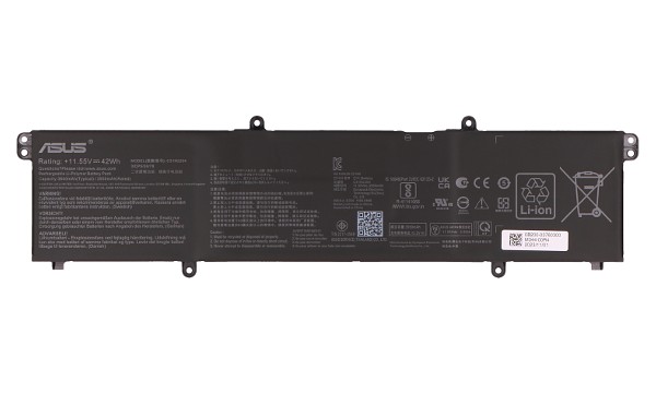 ExpertBook L1 PX555CDA Batteri (3 Cells)