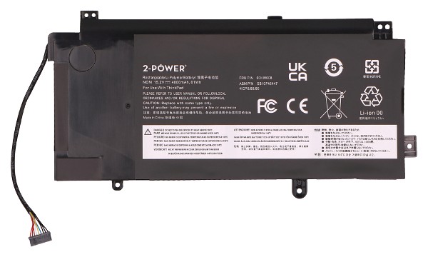 ThinkPad Yoga 15 20DQ 20DR Batteri (4 Cells)