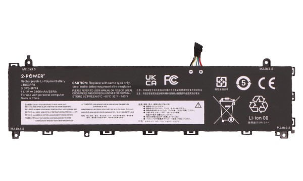 Ideapad S340-13IML 81UM Batteri (3 Cells)