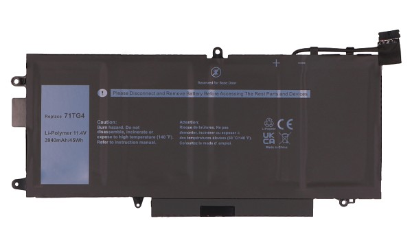 Latitude 5289 2-in-1 Batteri (3 Cells)